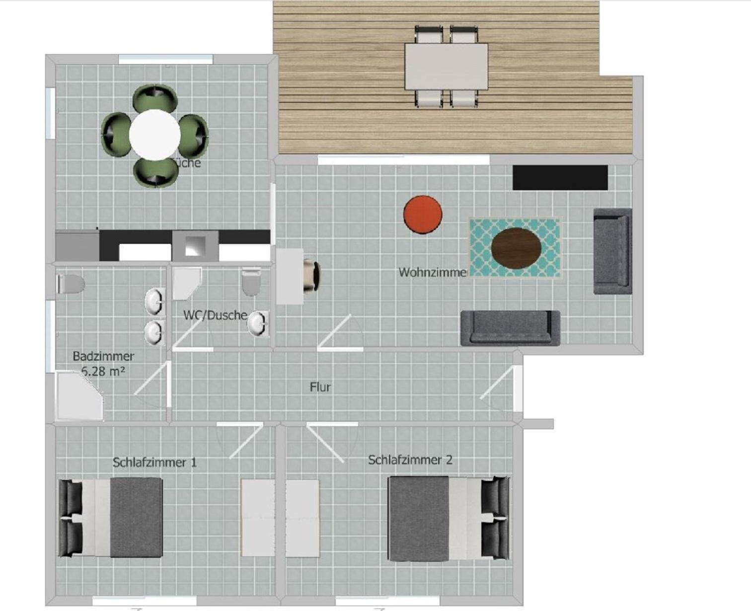 Villa Lindholm Wohnung 1 Lindholm 宾茨 外观 照片